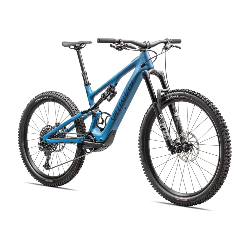SPECIALIZED Turbo Levo SL Comp Carbon Complete MTB Ebike - SATIN MYSTIC BLUE / MYSTIC BLUE METALLIC / SILVER DUST - Image 2