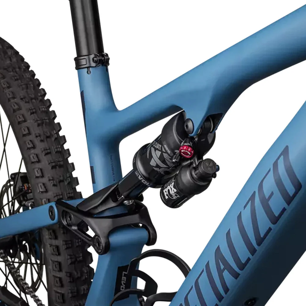 SPECIALIZED Turbo Levo SL Comp Carbon Complete MTB Ebike - SATIN MYSTIC BLUE / MYSTIC BLUE METALLIC / SILVER DUST - Image 3