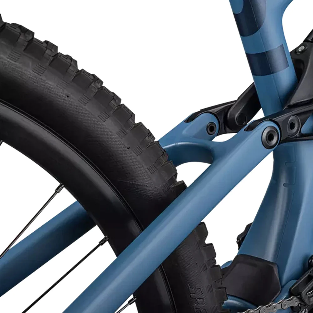SPECIALIZED Turbo Levo SL Comp Carbon Complete MTB Ebike - SATIN MYSTIC BLUE / MYSTIC BLUE METALLIC / SILVER DUST - Image 4