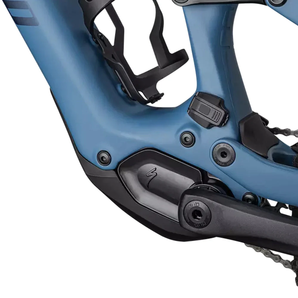 SPECIALIZED Turbo Levo SL Comp Carbon Complete MTB Ebike - SATIN MYSTIC BLUE / MYSTIC BLUE METALLIC / SILVER DUST - Image 6