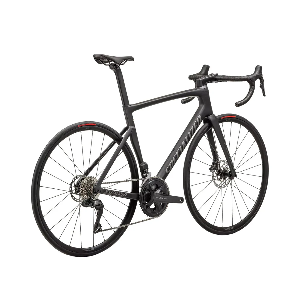 SPECIALIZED TARMAC SL7 COMP Disc Complete Bike Road Shimano 105 Di2 - SATIN OBSIDIAN / SMOKE - Image 3