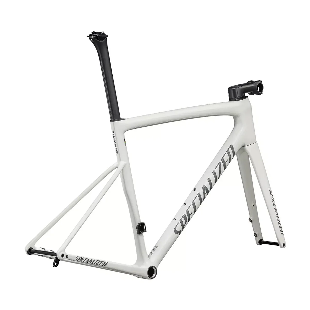 SPECIALIZED Tarmac SL8 2025 Road Frameset - Gloss Dune White/Black Pearl Over Ashen - Image 3
