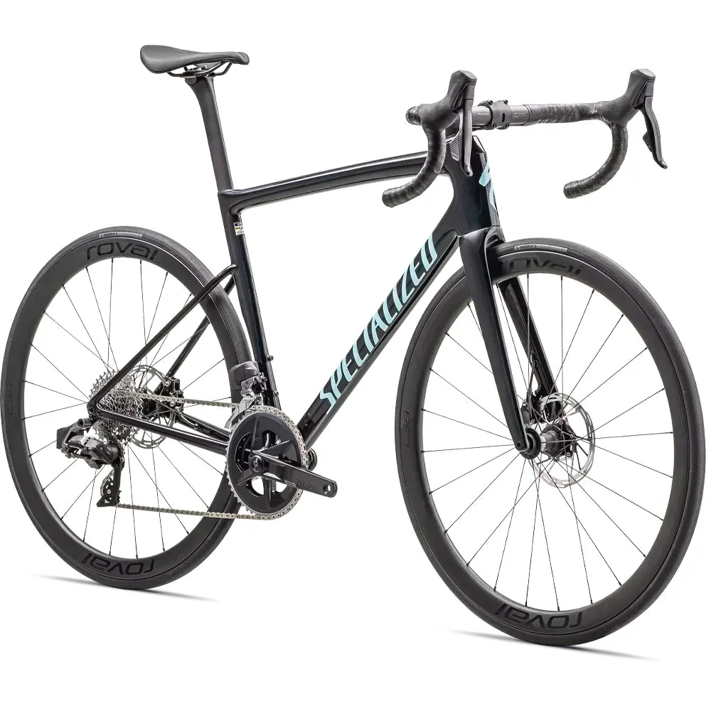 SPECIALIZED Tarmac SL8 Expert 2023 Sram Rival AXS Complete Road Bike - GLOSS METALLIC DARK NAVY / ASTRAL BLUE PEARL - Image 2