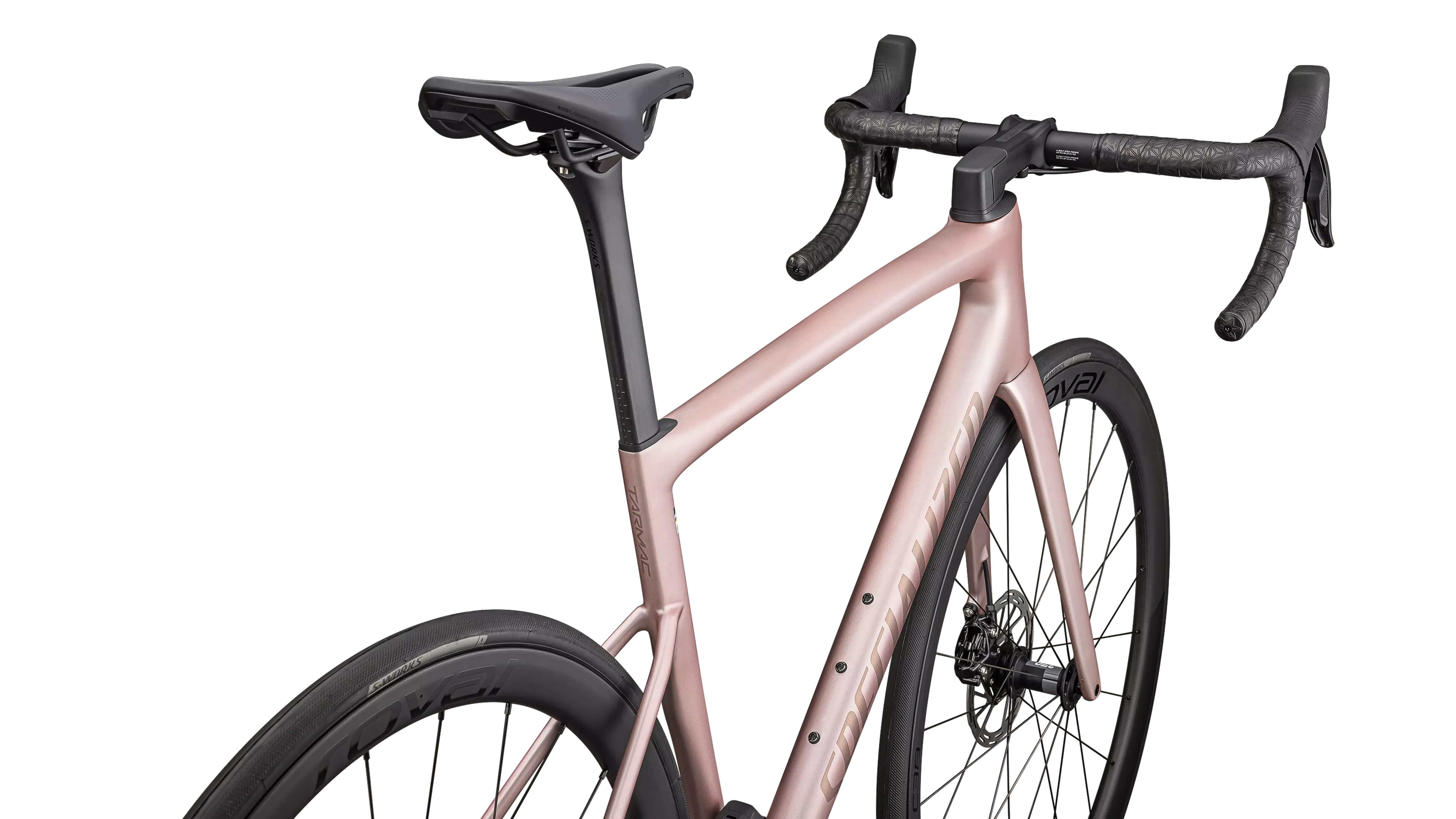 SPECIALIZED TARMAC SL8 Expert 2025 SRAM Rival AXS Road Bike - Satin Champagne / Black Pearl - Image 3