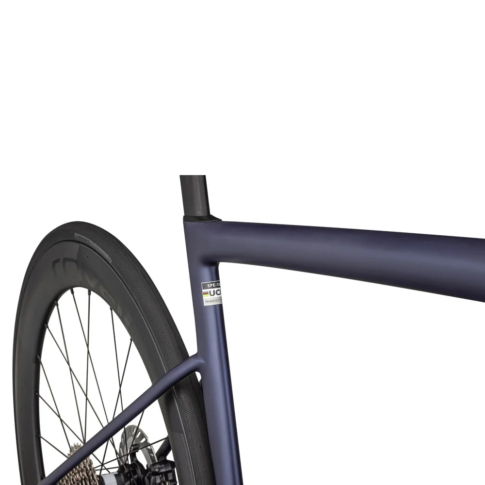 SPECIALIZED Tarmac SL8 PRO 2024 Shimano Ultegra DI2 Complete Road Bike - SATIN BLUE ONYX / BLACK - Image 5
