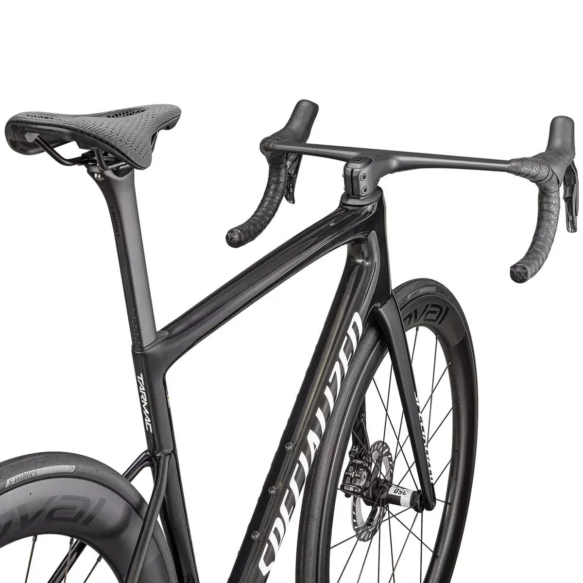 SPECIALIZED Tarmac SL8 Pro 2025 Shimano Ultegra DI2 Road Bike - Gloss Carbon/Metallic White Silver - Image 2