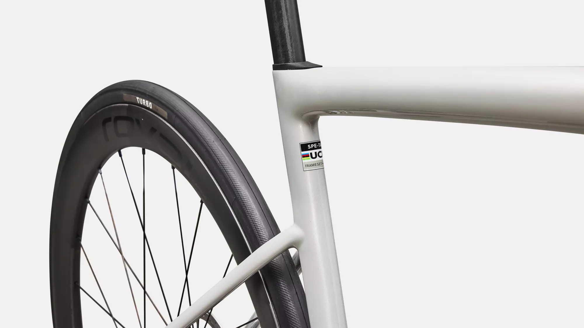SPECIALIZED Tarmac SL8 Pro Complete Road Bike SRAM Force AXS 2026 - Gloss Dolomite Metallic / Nebula Metallic - Image 6