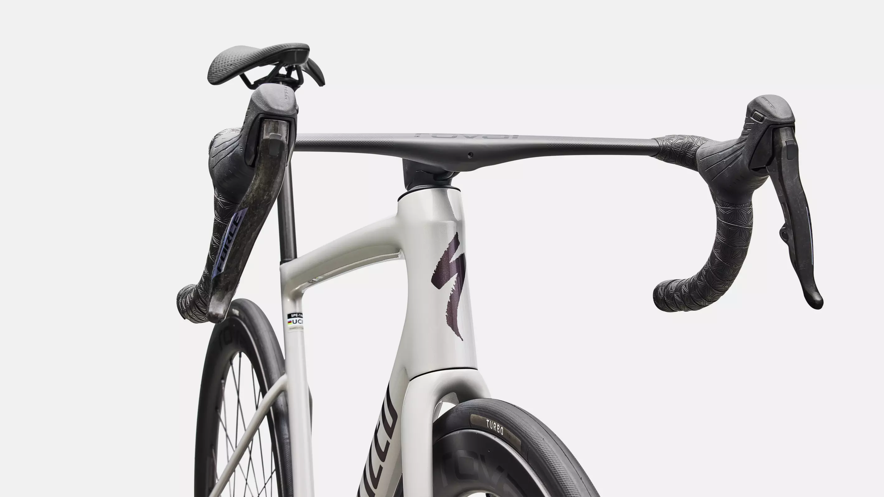 SPECIALIZED Tarmac SL8 Pro Complete Road Bike SHIMANO Ultegra Di2 2026 - Gloss Dolomite Metallic / Nebula Metallic - Image 5