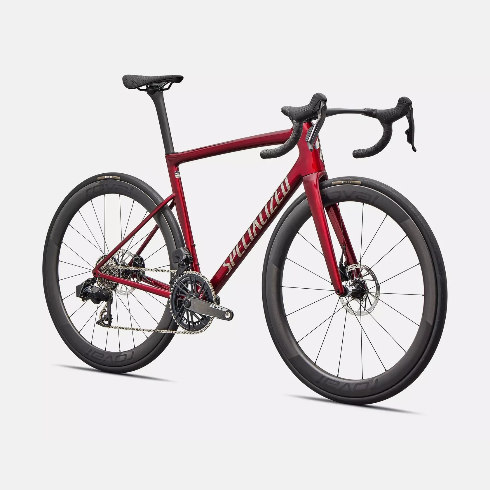 SPECIALIZED Tarmac SL8 Pro Complete Road Bike SRAM Force AXS 2026 - Gloss Red Sky / Chrome - Image 2