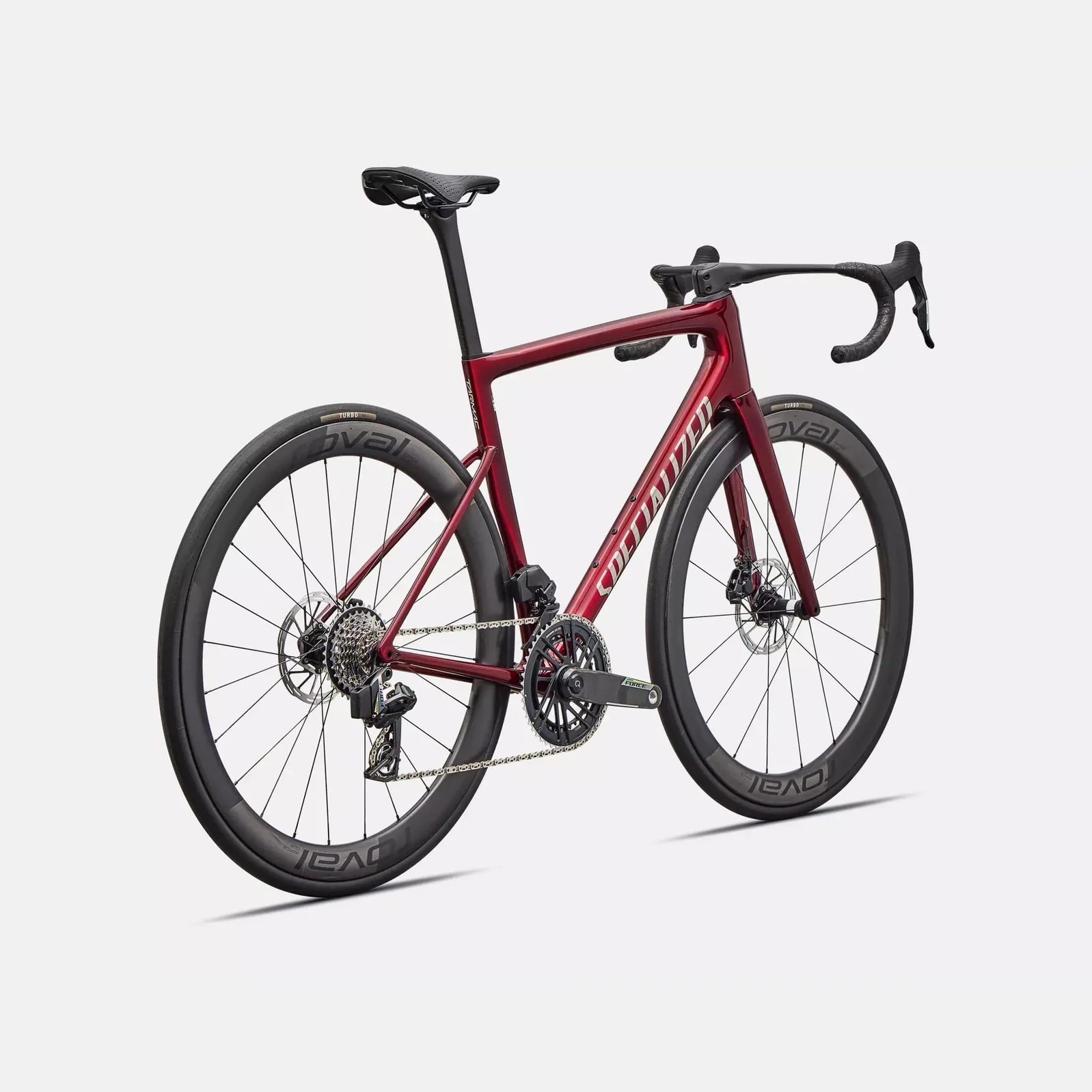 SPECIALIZED Tarmac SL8 Pro Complete Road Bike SRAM Force AXS 2026 - Gloss Red Sky / Chrome - Image 3