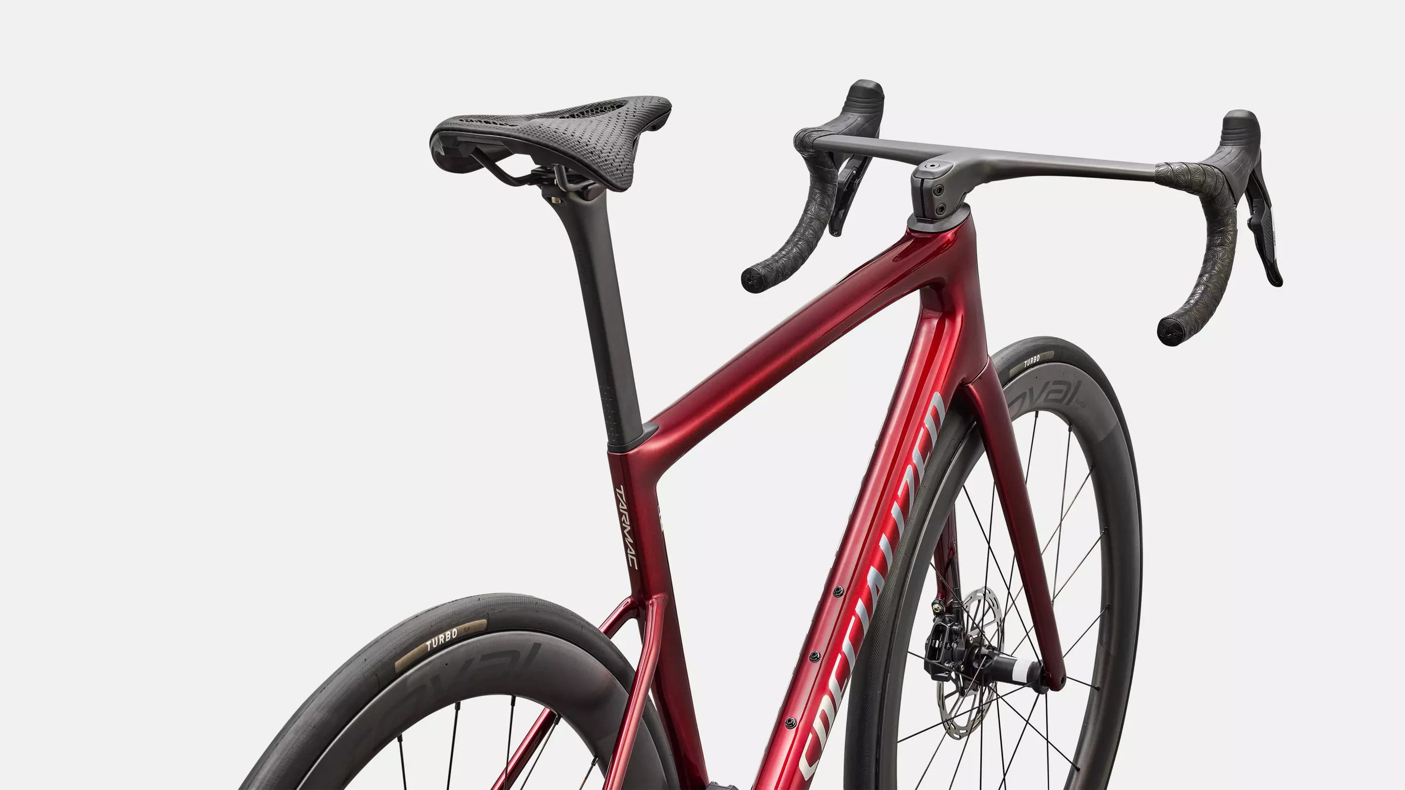 SPECIALIZED Tarmac SL8 Pro Complete Road Bike SRAM Force AXS 2026 - Gloss Red Sky / Chrome - Image 4