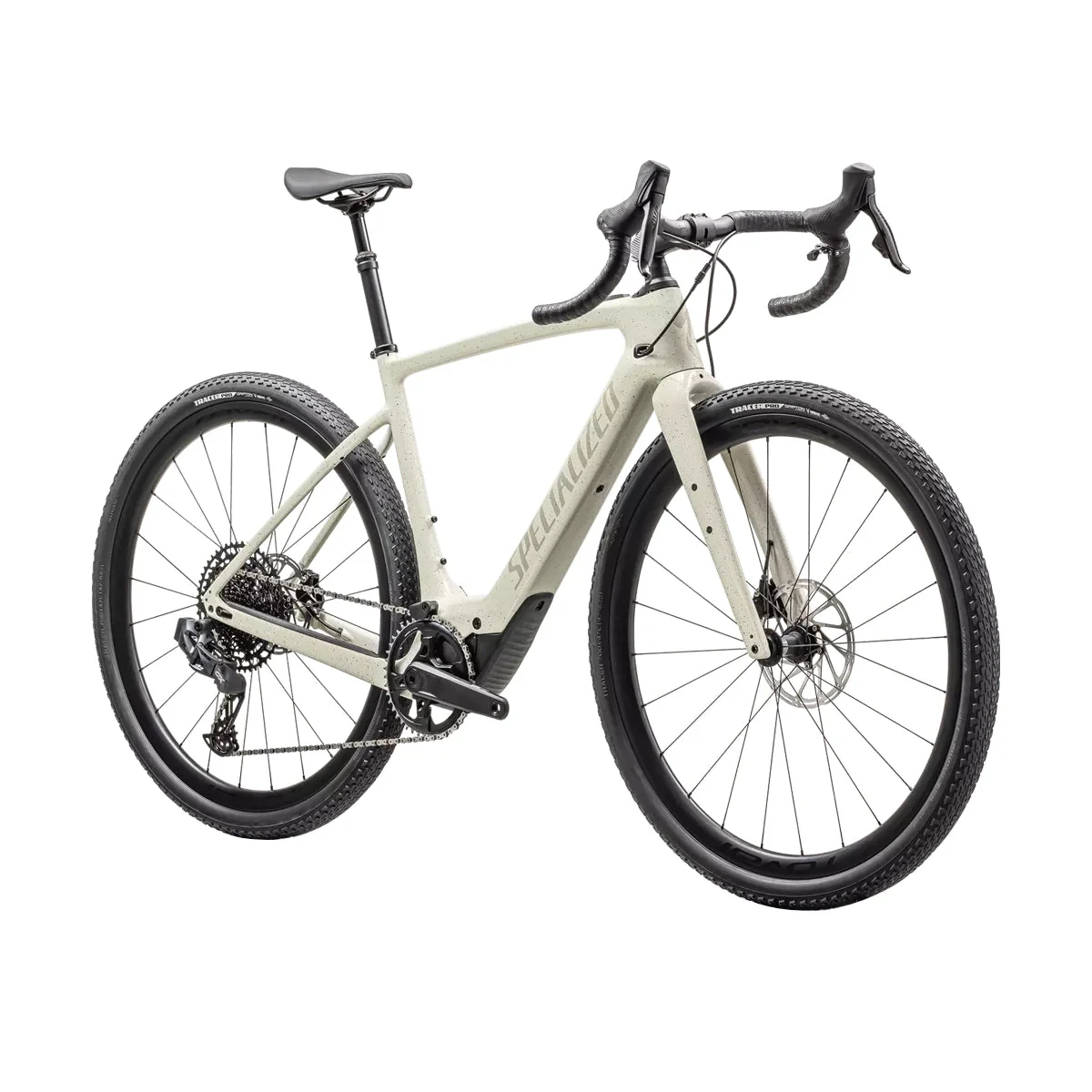 SPECIALIZED Turbo Creo 2 Expert SRAM GX Eagle AXS Gravel EBike -Gloss Black Pearl Birch Black Pearl Speckle - Image 2