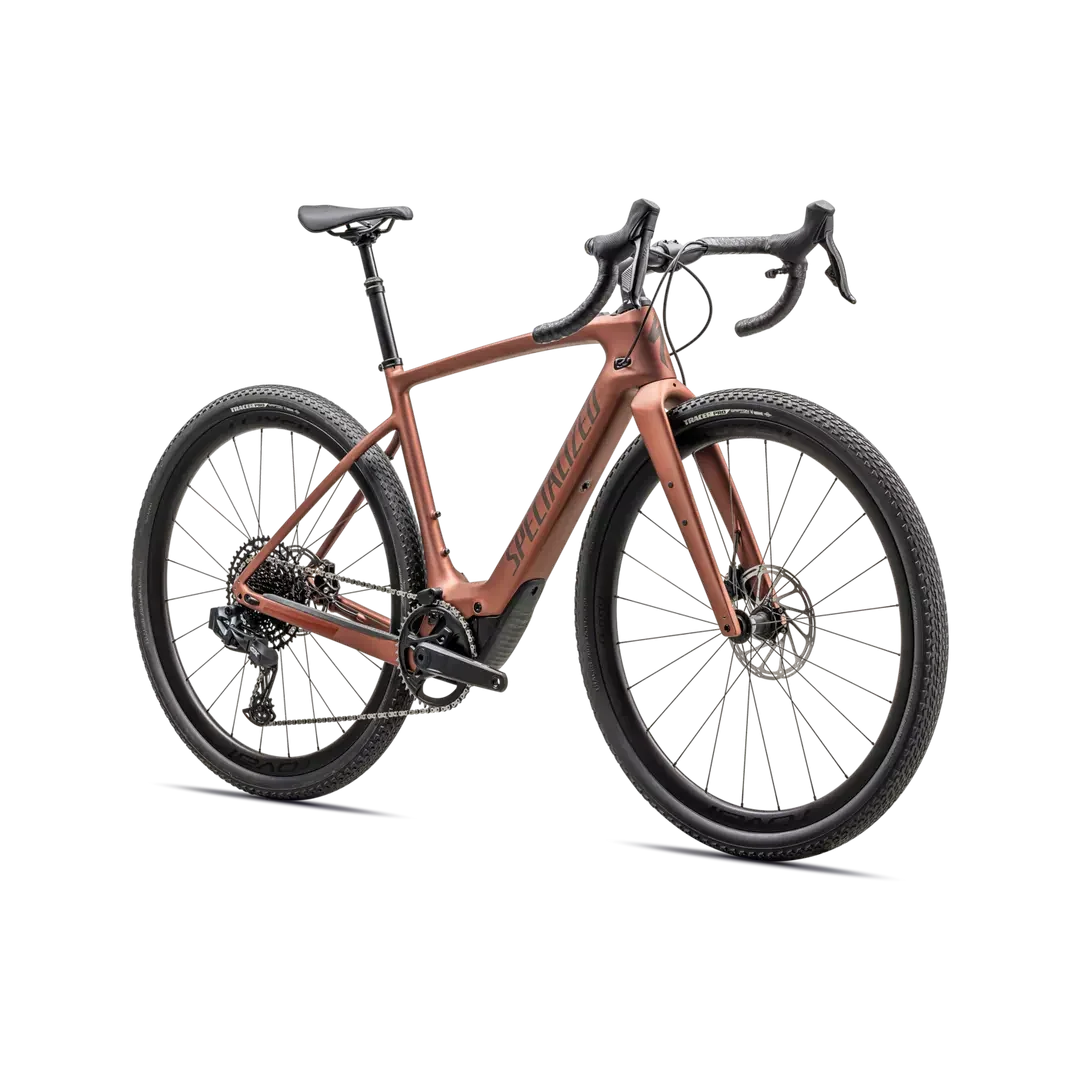Specialized Turbo Creo SL Expert Carbon Sram GX Eagle Gravel Bike-Satin Cooper / Red Pearl / Doppio - Image 2