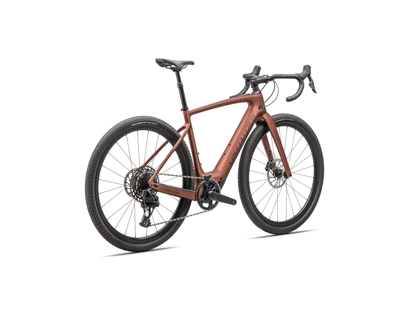 Specialized Turbo Creo SL Expert Carbon Sram GX Eagle Gravel Bike-Satin Cooper / Red Pearl / Doppio - Image 4