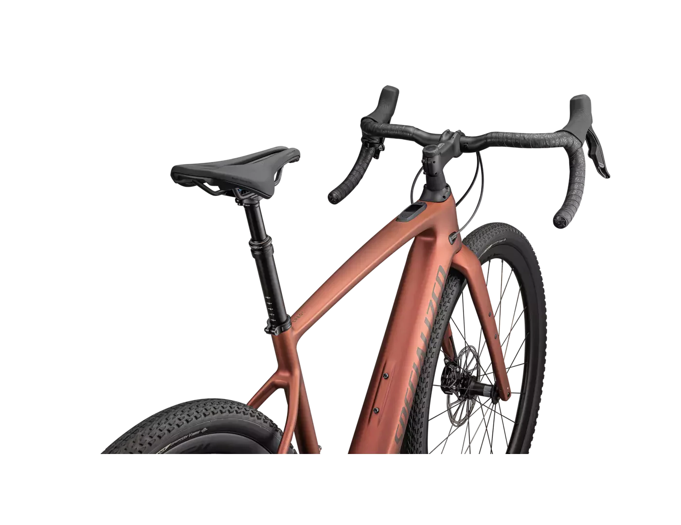 Specialized Turbo Creo SL Expert Carbon Sram GX Eagle Gravel Bike-Satin Cooper / Red Pearl / Doppio - Image 5