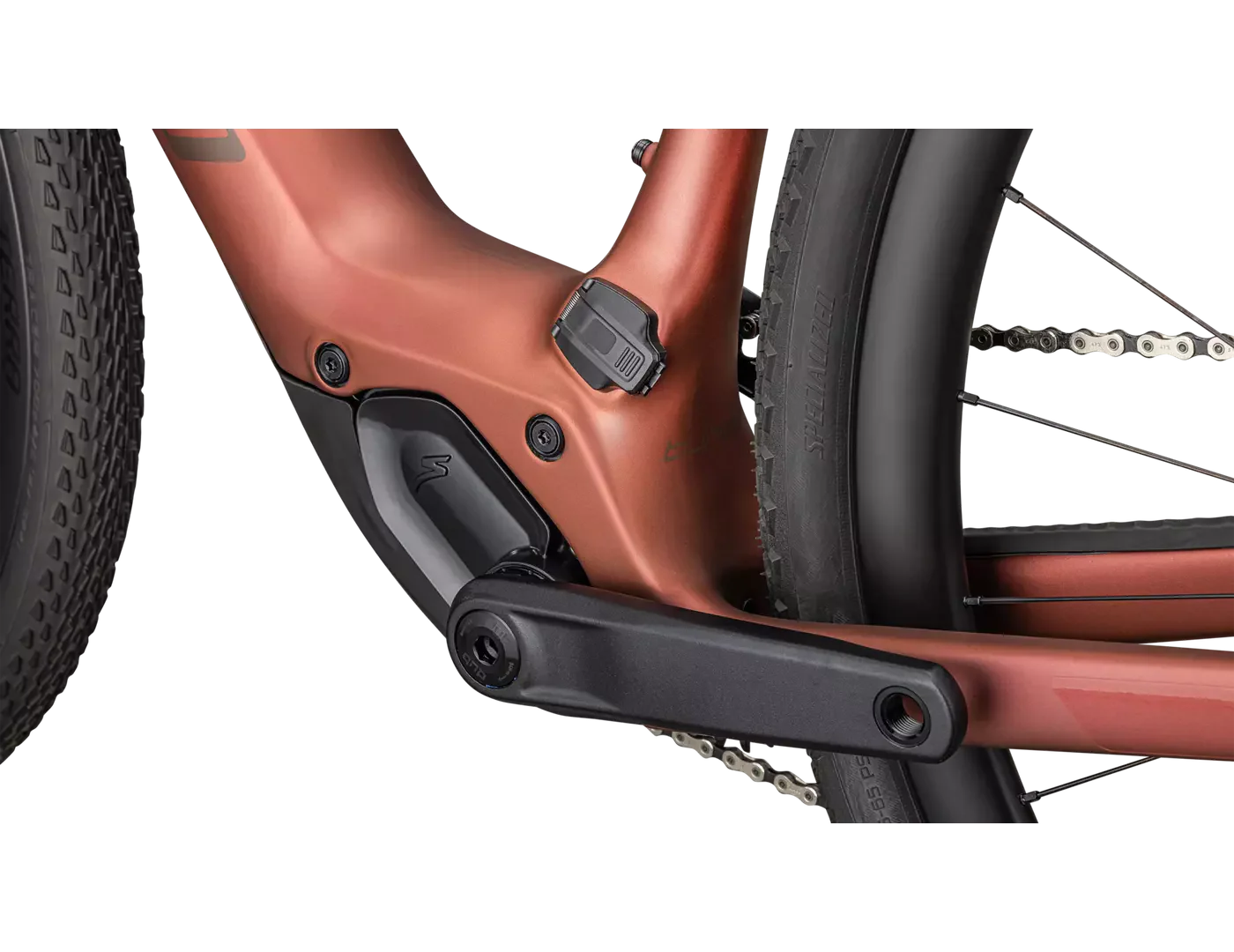 Specialized Turbo Creo SL Expert Carbon Sram GX Eagle Gravel Bike-Satin Cooper / Red Pearl / Doppio - Image 6