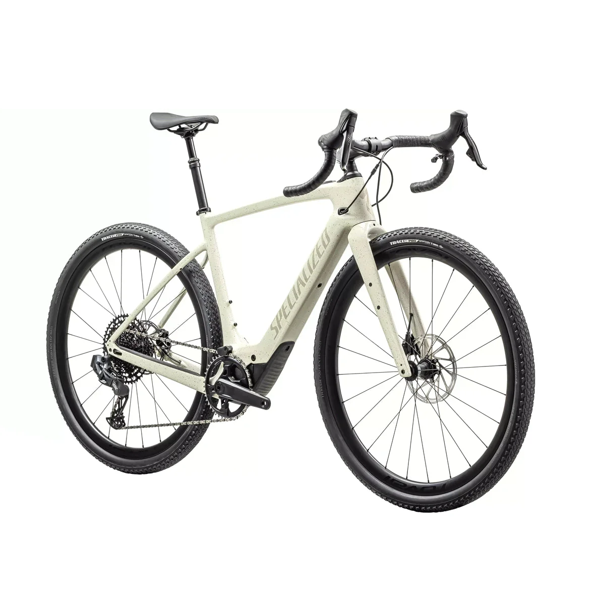 Specialized Turbo Creo SL Expert Carbon Sram GX Eagle Gravel Bike- Gloss Black Pearl/ Birch/ Black Pearl Speckle - Image 2