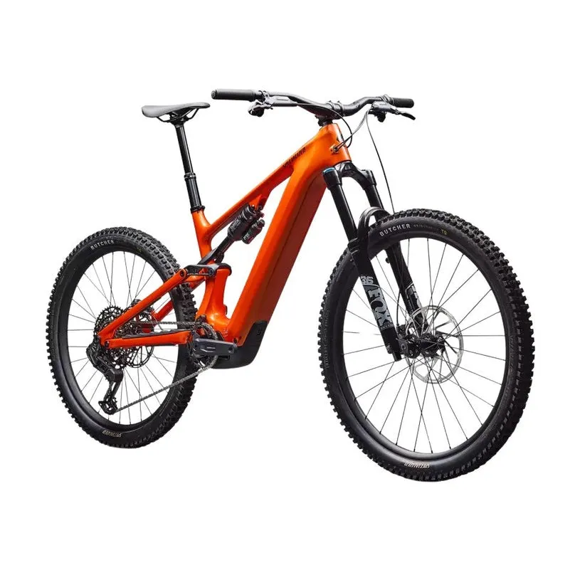SPECIALIZED Turbo Levo 4 Comp MTB Ebike - Gloss Orange Tint Over Silver Dust / Dark Navy - Image 2