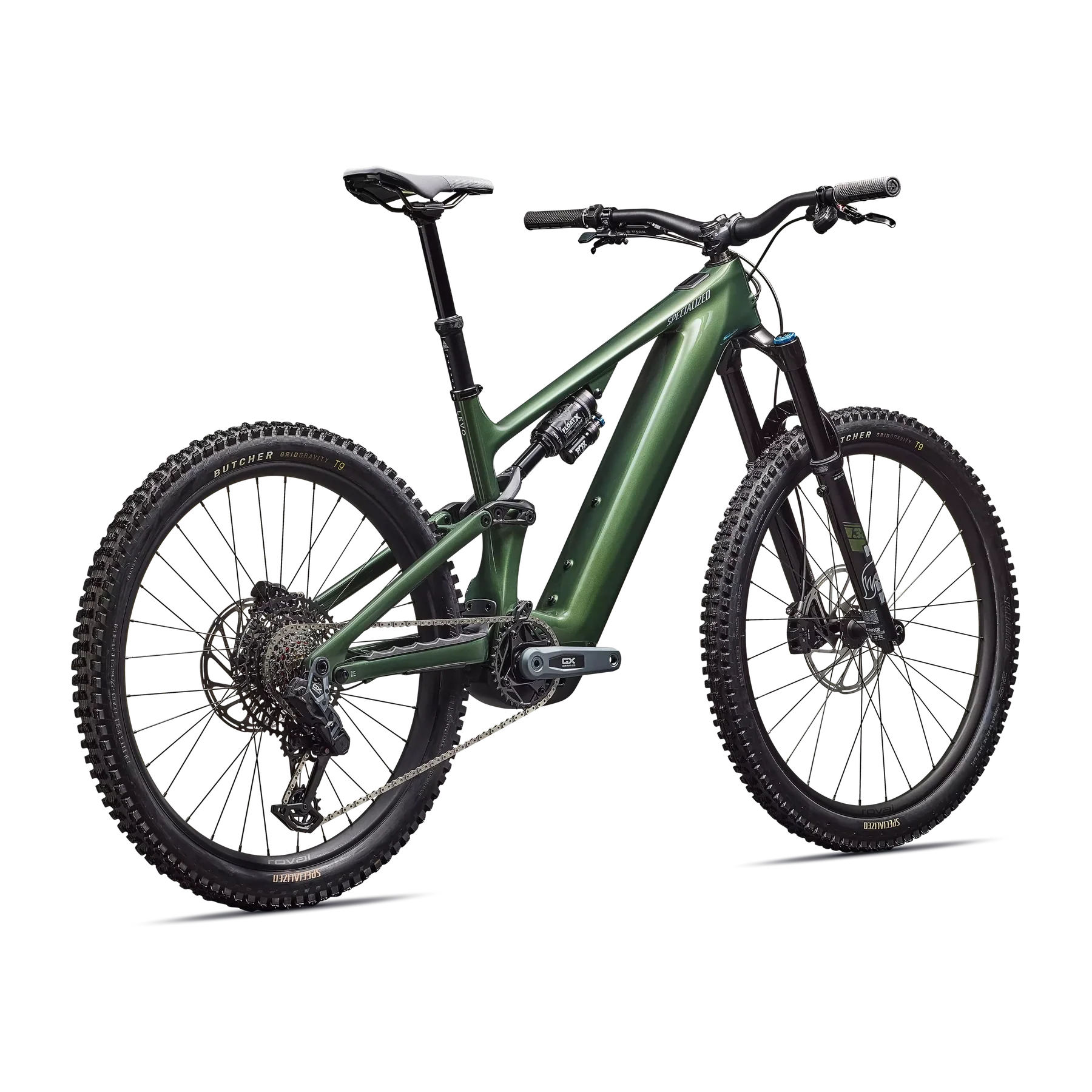 SPECIALIZED Turbo Levo 4 Expert MTB Ebike - Gloss Cypress Metallic / Silver Dust - Image 5