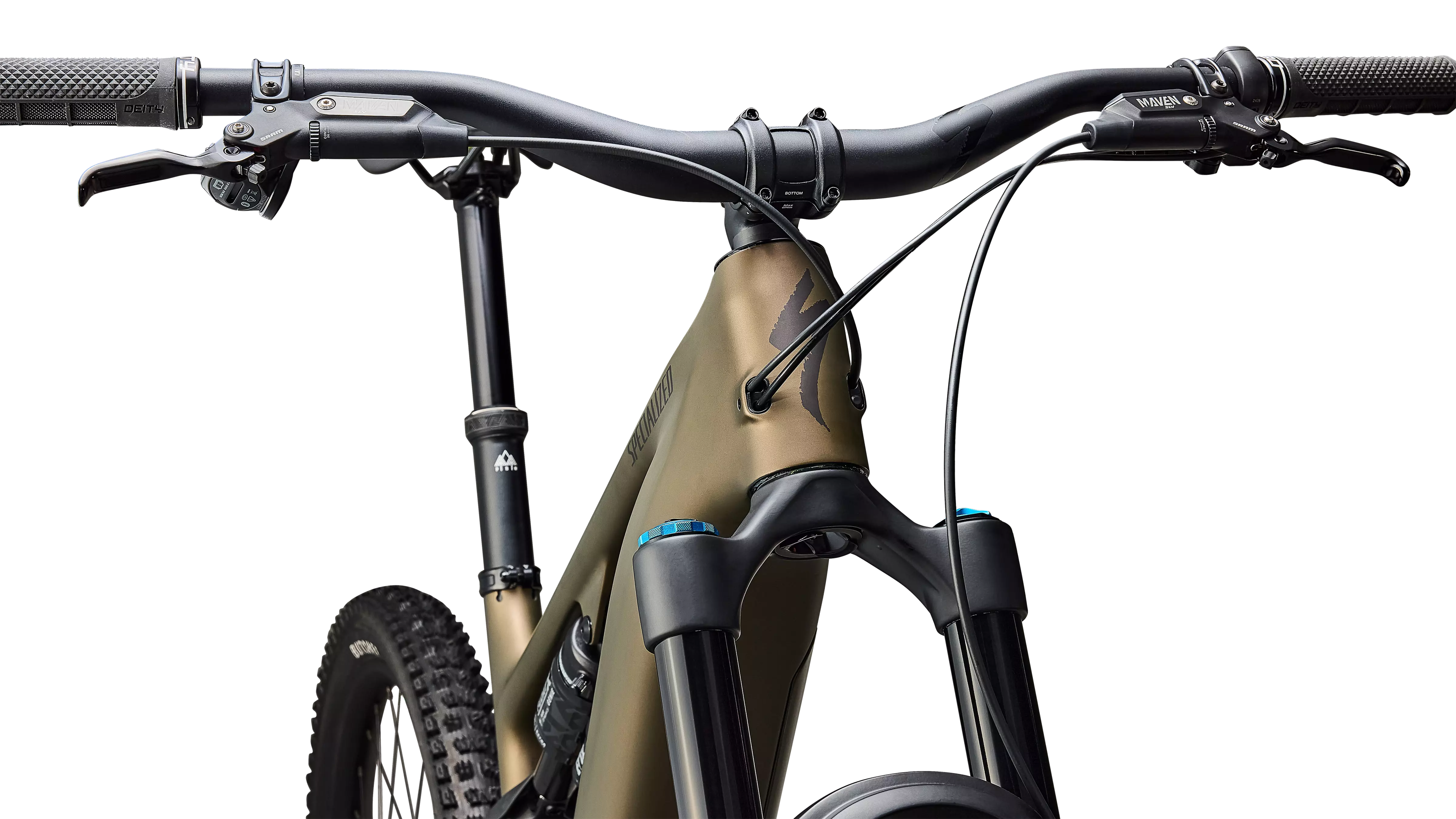 SPECIALIZED Turbo Levo 4 Expert MTB Ebike - Satin Burnt Gold Metallic / Doppio - Image 5