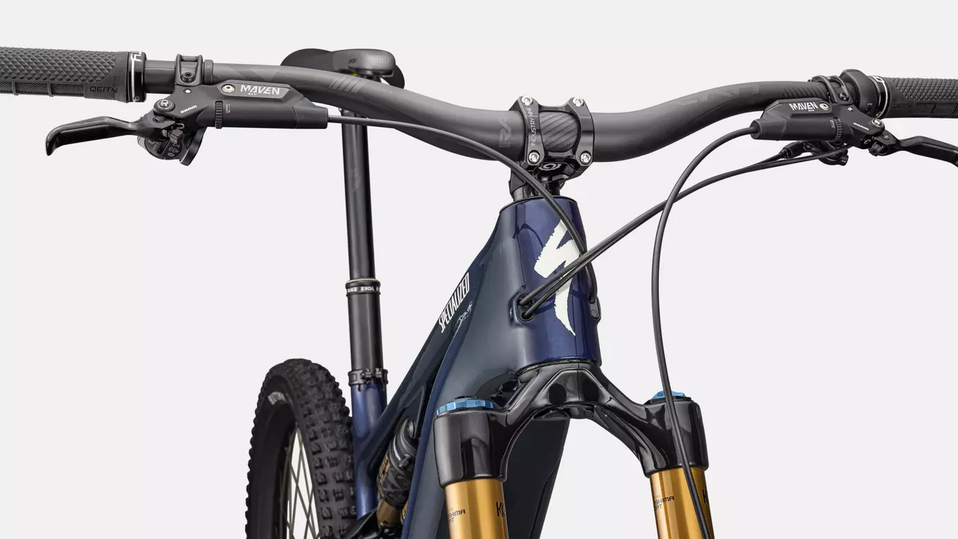 SPECIALIZED Turbo Levo 4 Pro MTB Ebike - Gloss Blue Onyx / Dark Navy / Birch - Image 3