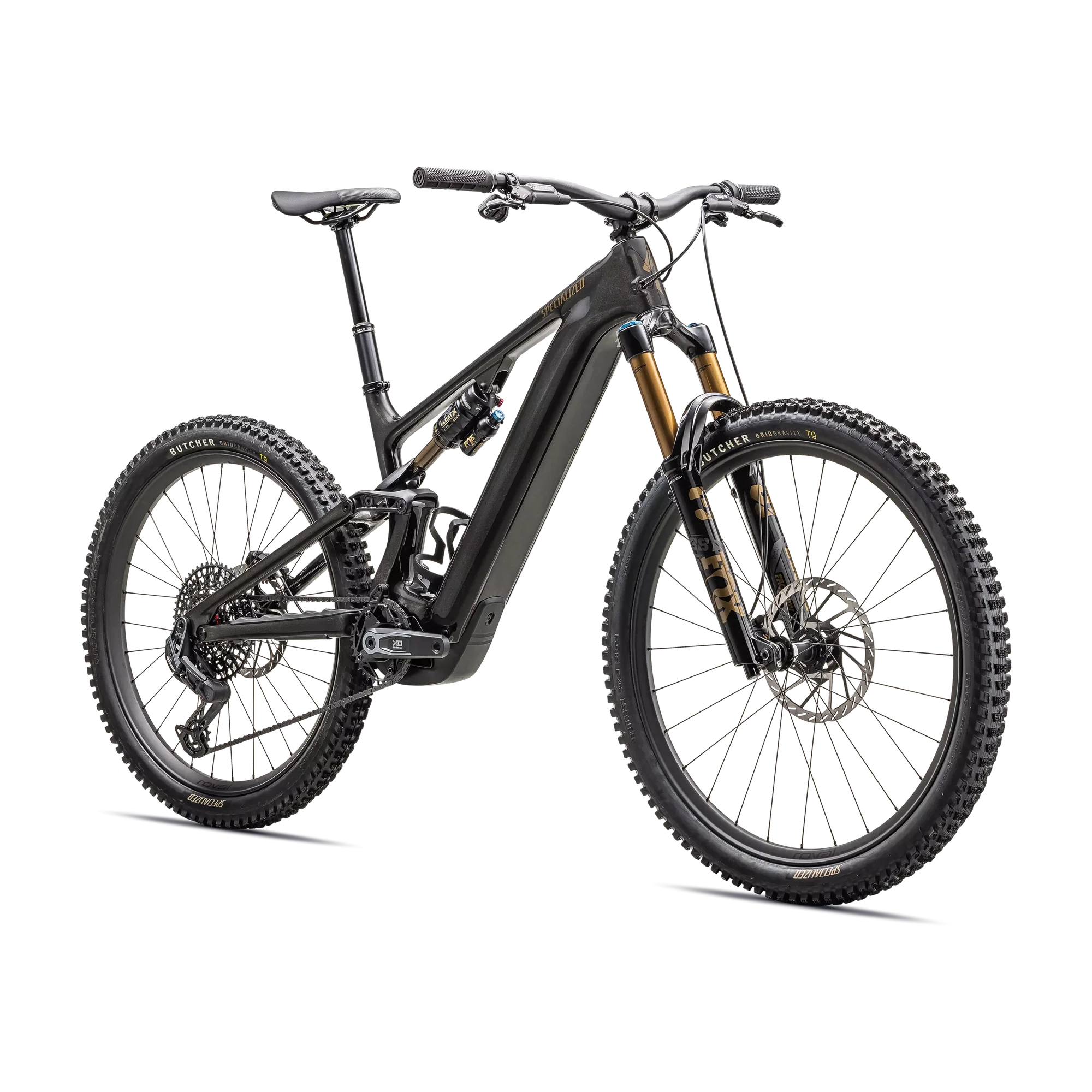 SPECIALIZED Turbo Levo 4 Pro MTB Ebike - Gloss Metallic Obsidian / Burnt Gold Metallic - Image 2