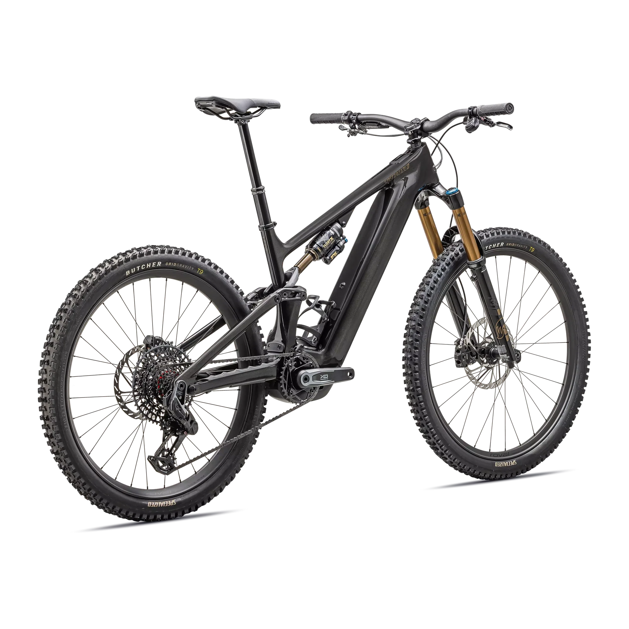 SPECIALIZED Turbo Levo 4 Pro MTB Ebike - Gloss Metallic Obsidian / Burnt Gold Metallic - Image 3