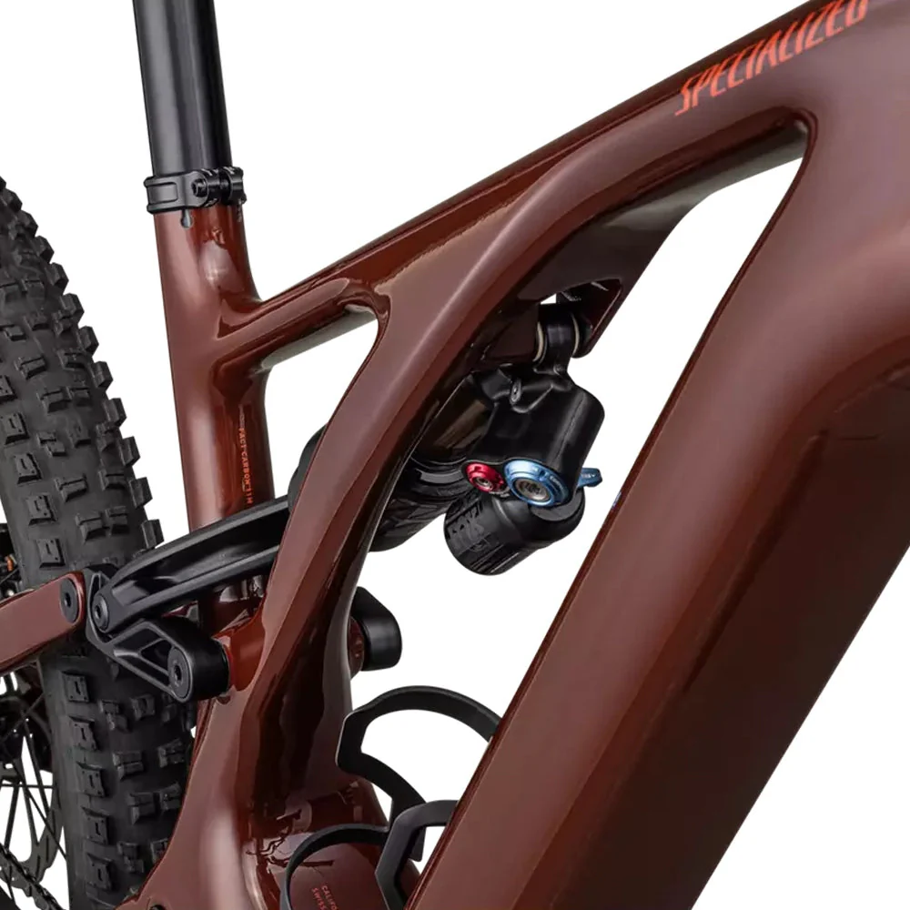 SPECIALIZED Turbo Levo Pro Carbon Complete MTB Ebike - GLOSS RUSTED RED / SATIN REDWOOD - Image 4