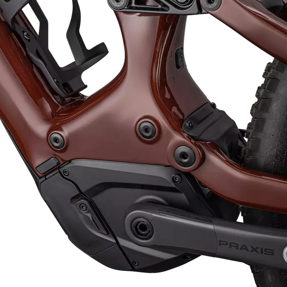 SPECIALIZED Turbo Levo Pro Carbon Complete MTB Ebike - GLOSS RUSTED RED / SATIN REDWOOD - Image 5