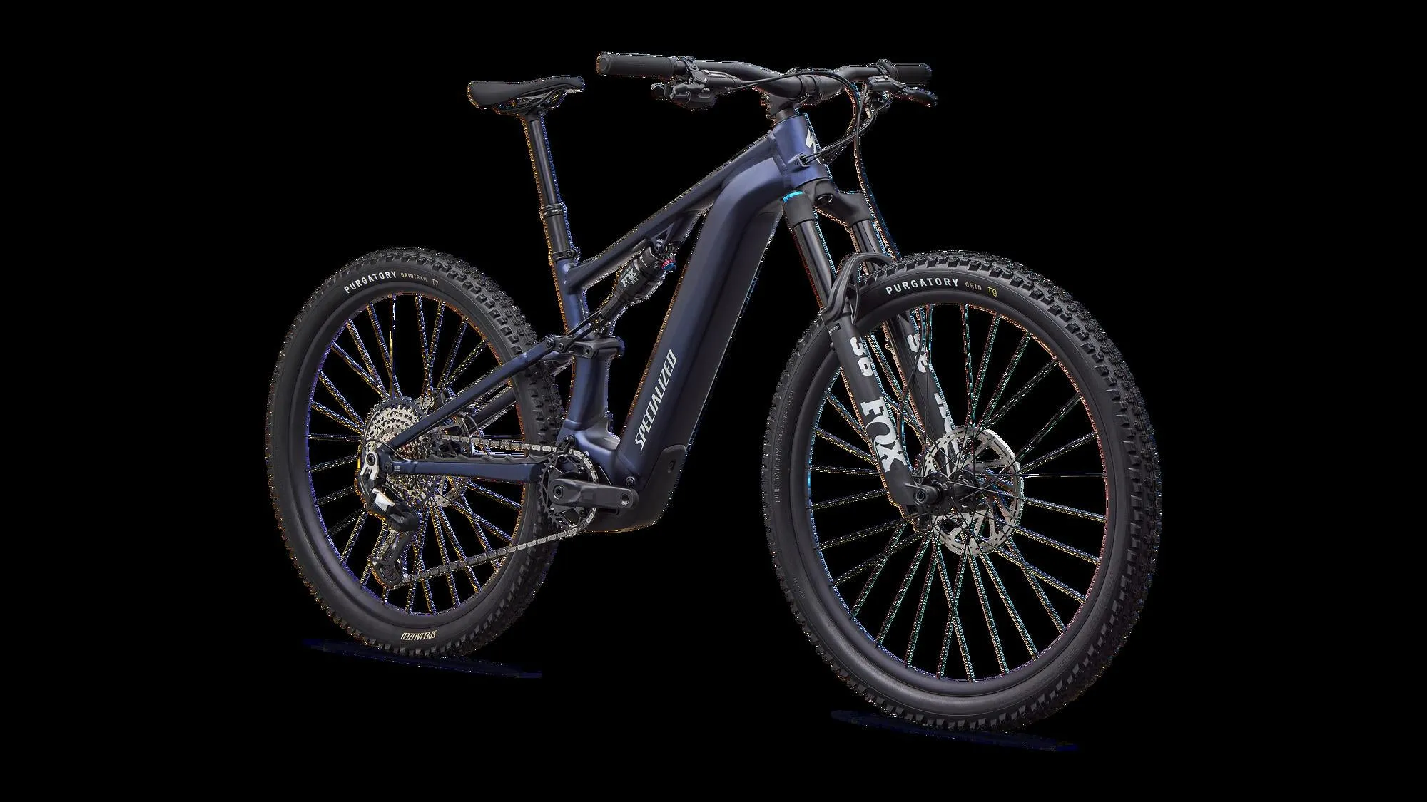 SPECIALIZED Turbo Levo R Comp Alloy MTB Ebike - Satin Metallic Deep Marine / Shadow Silver - Image 2