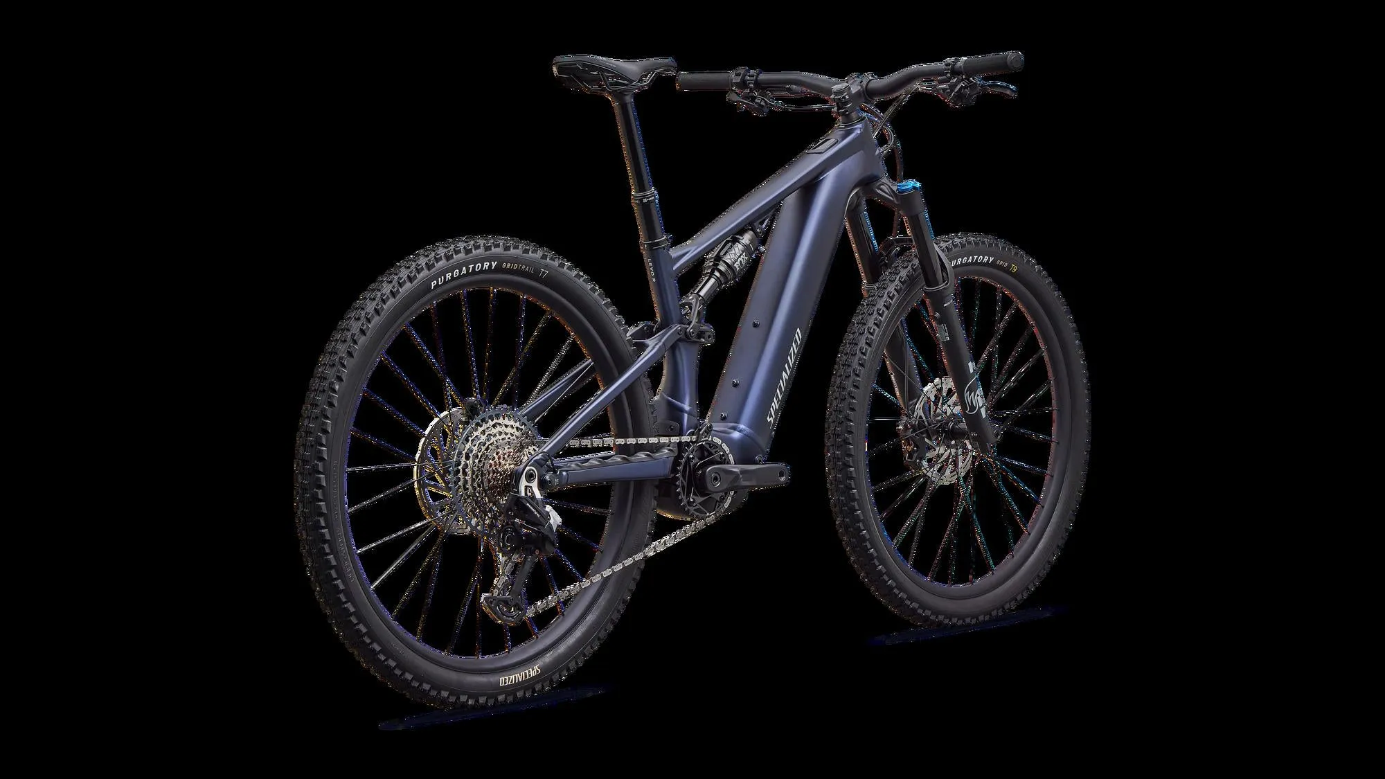 SPECIALIZED Turbo Levo R Comp Alloy MTB Ebike - Satin Metallic Deep Marine / Shadow Silver - Image 3