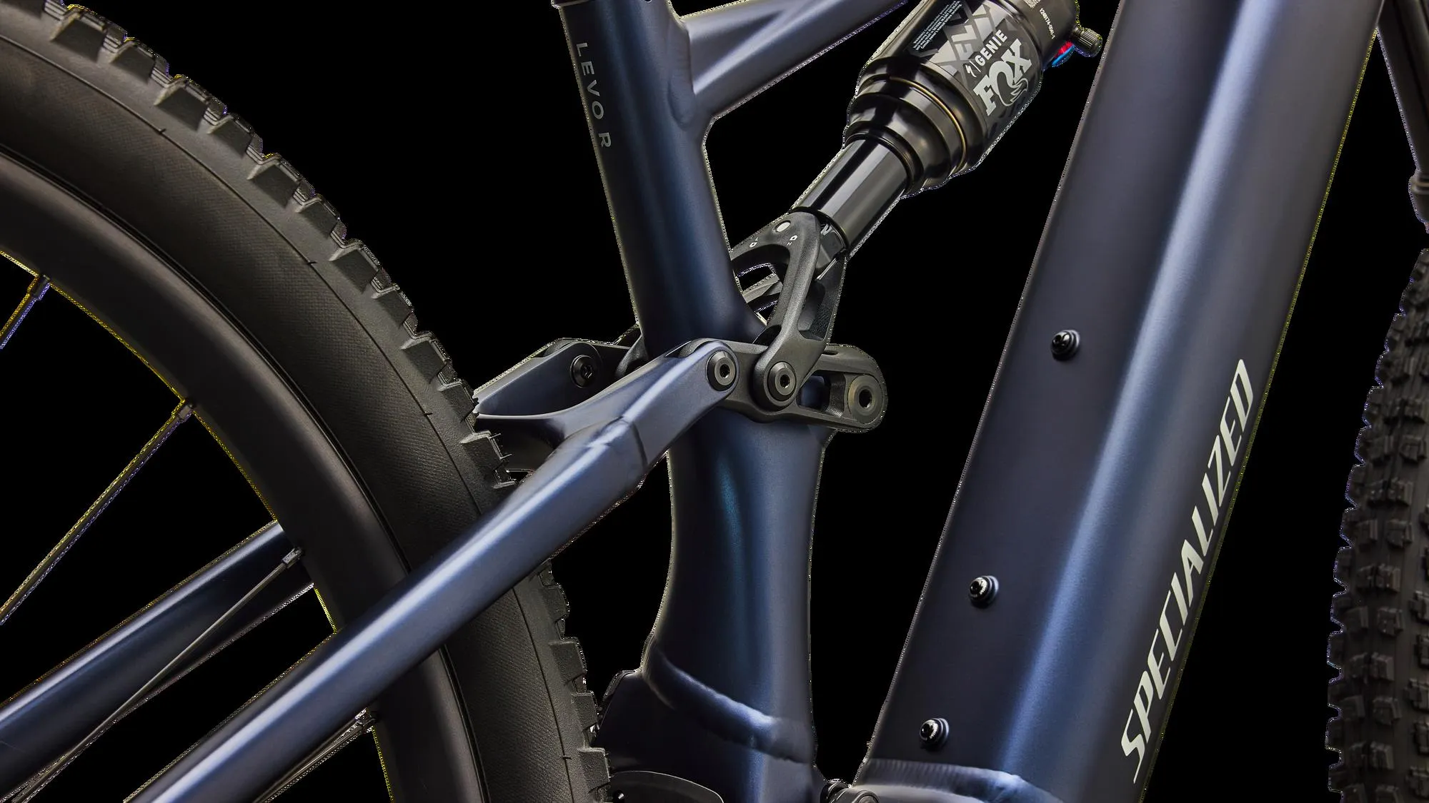 SPECIALIZED Turbo Levo R Comp Alloy MTB Ebike - Satin Metallic Deep Marine / Shadow Silver - Image 8