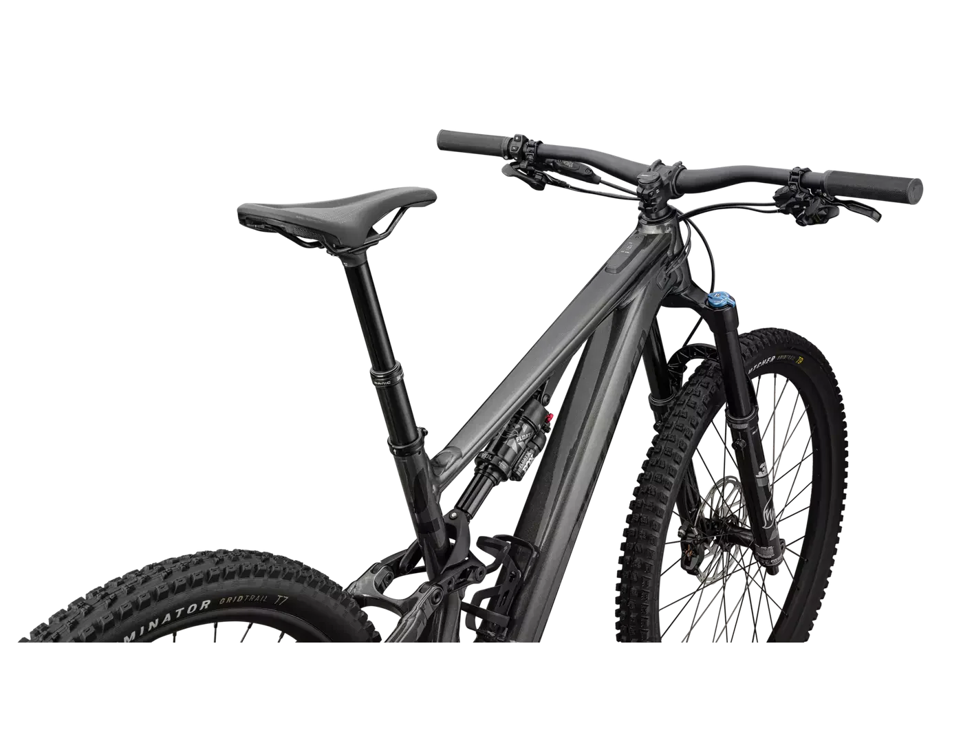 Specialized Turbo Levo SL Comp Alloy Complete MTB Ebike - GLOSS CHARCOAL / SILVER DUST / BLACK - Image 2