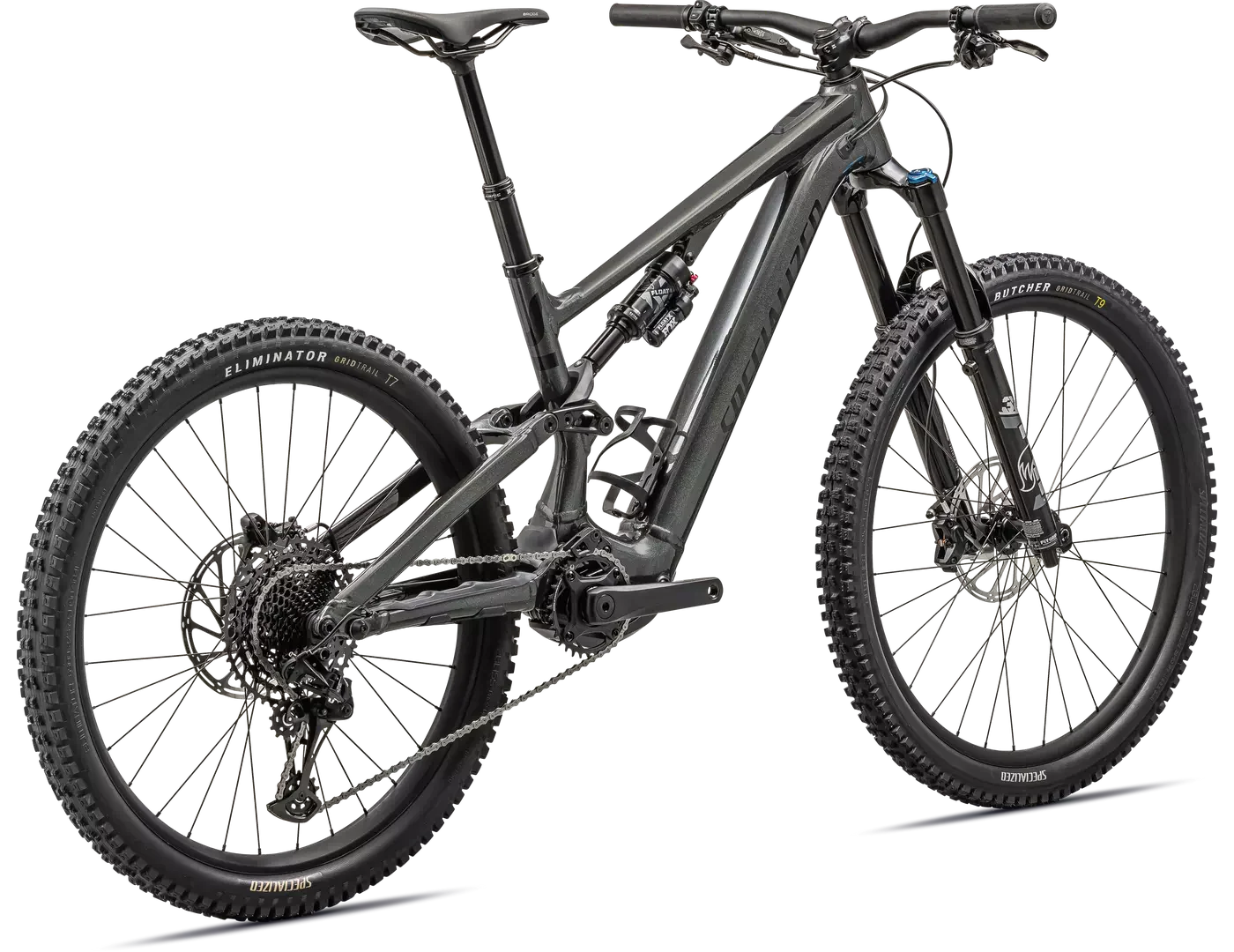 Specialized Turbo Levo SL Comp Alloy Complete MTB Ebike - GLOSS CHARCOAL / SILVER DUST / BLACK - Image 5