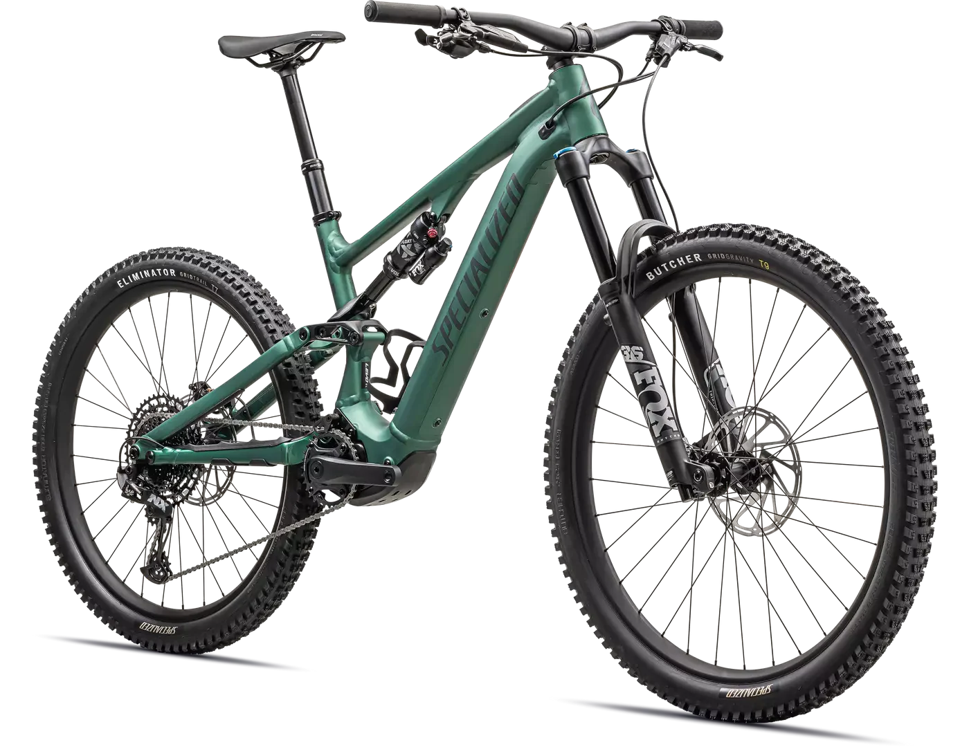 Specialized Turbo Levo SL Comp Alloy Complete MTB Ebike - SATIN PINE GREEN / FOREST GREEN - Image 2