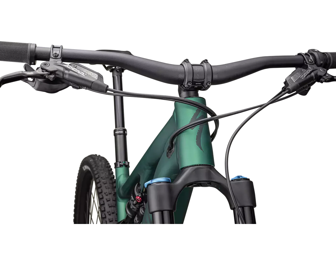 Specialized Turbo Levo SL Comp Alloy Complete MTB Ebike - SATIN PINE GREEN / FOREST GREEN - Image 4