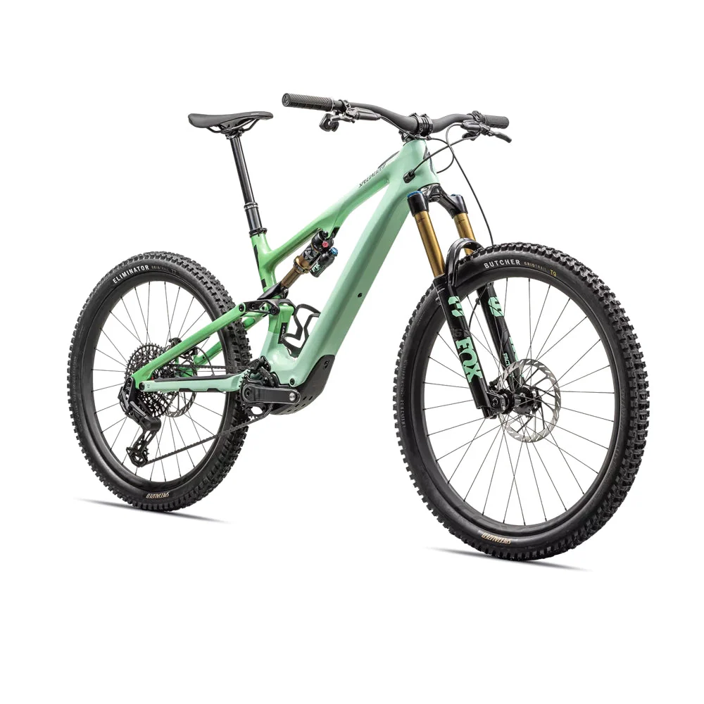SPECIALIZED Turbo Levo SL Pro Carbon Complete MTB EBike - Gloss Oasis / Oasis Tint Over Silver / Satin Black / Silverdust - Image 2