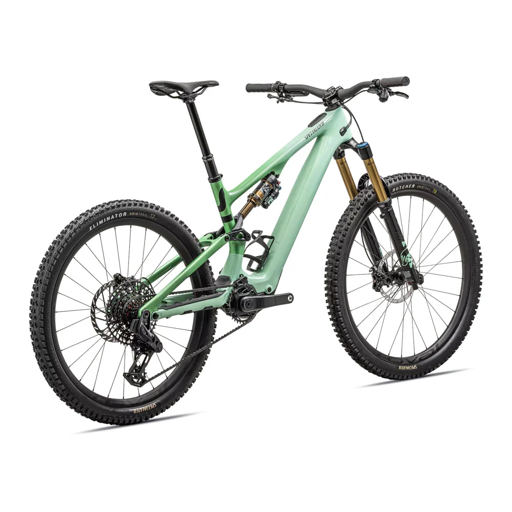 SPECIALIZED Turbo Levo SL Pro Carbon Complete MTB EBike - Gloss Oasis / Oasis Tint Over Silver / Satin Black / Silverdust - Image 6