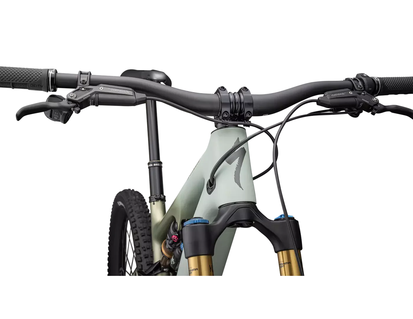 SPECIALIZED Turbo Levo SL Pro Carbon Complete MTB Ebike - SATIN SPRUCE / SPRUCE / SMOKE - Image 2