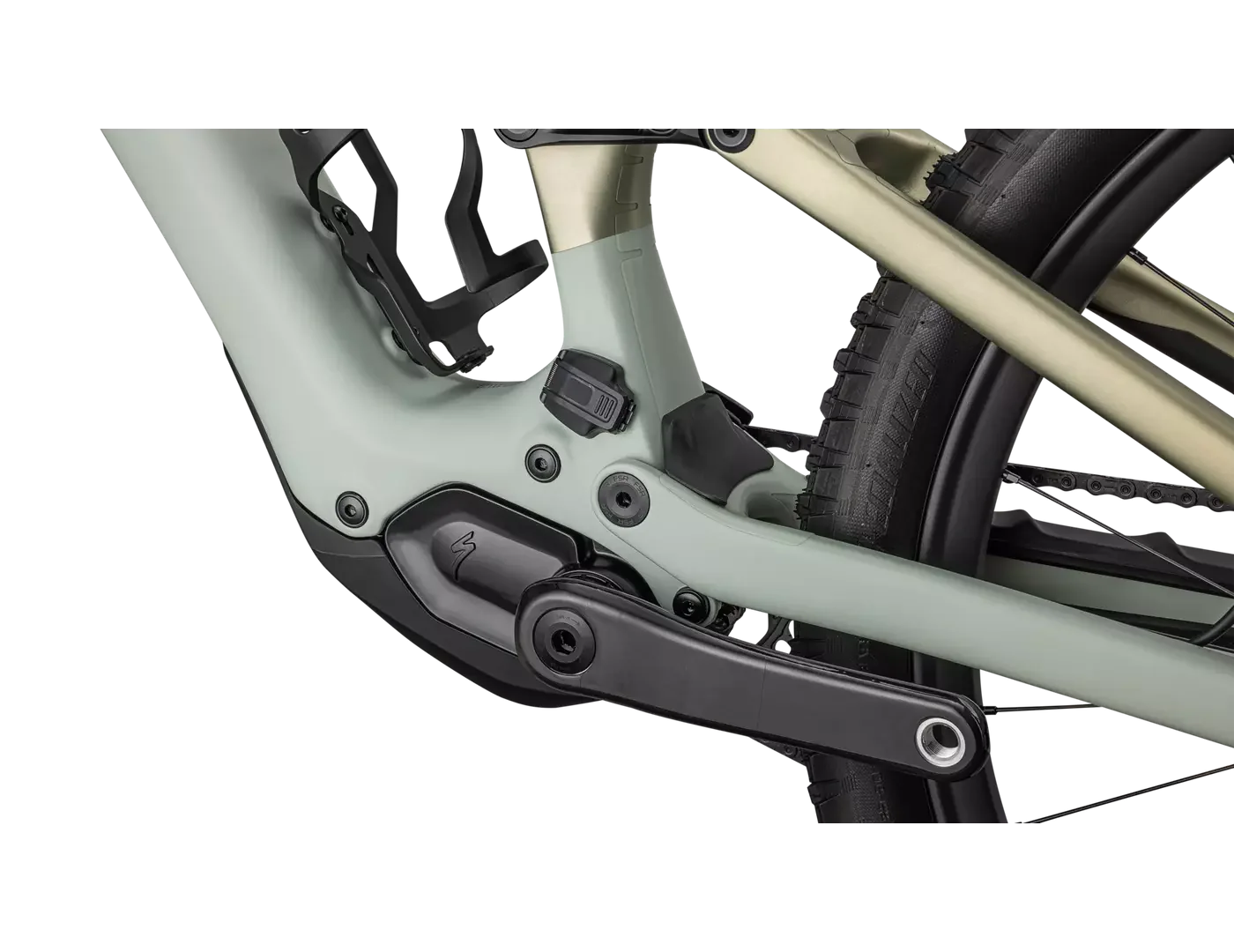 SPECIALIZED Turbo Levo SL Pro Carbon Complete MTB Ebike - SATIN SPRUCE / SPRUCE / SMOKE - Image 4