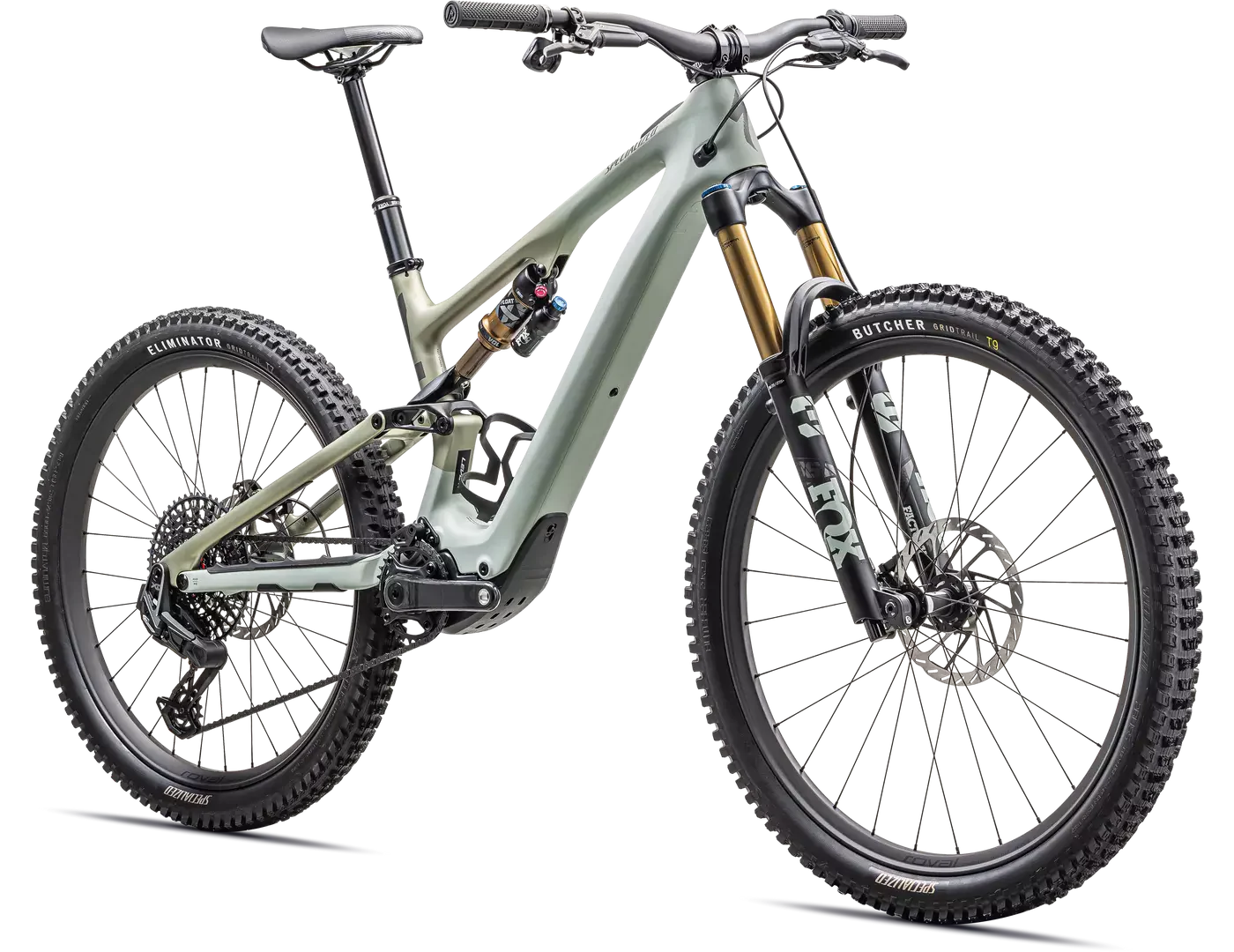 SPECIALIZED Turbo Levo SL Pro Carbon Complete MTB Ebike - SATIN SPRUCE / SPRUCE / SMOKE - Image 7