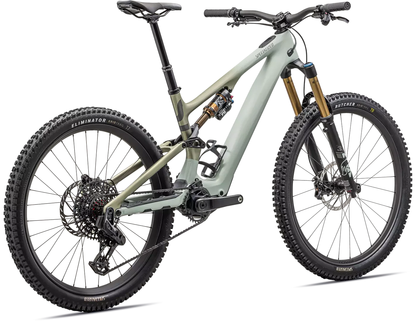 SPECIALIZED Turbo Levo SL Pro Carbon Complete MTB Ebike - SATIN SPRUCE / SPRUCE / SMOKE - Image 8