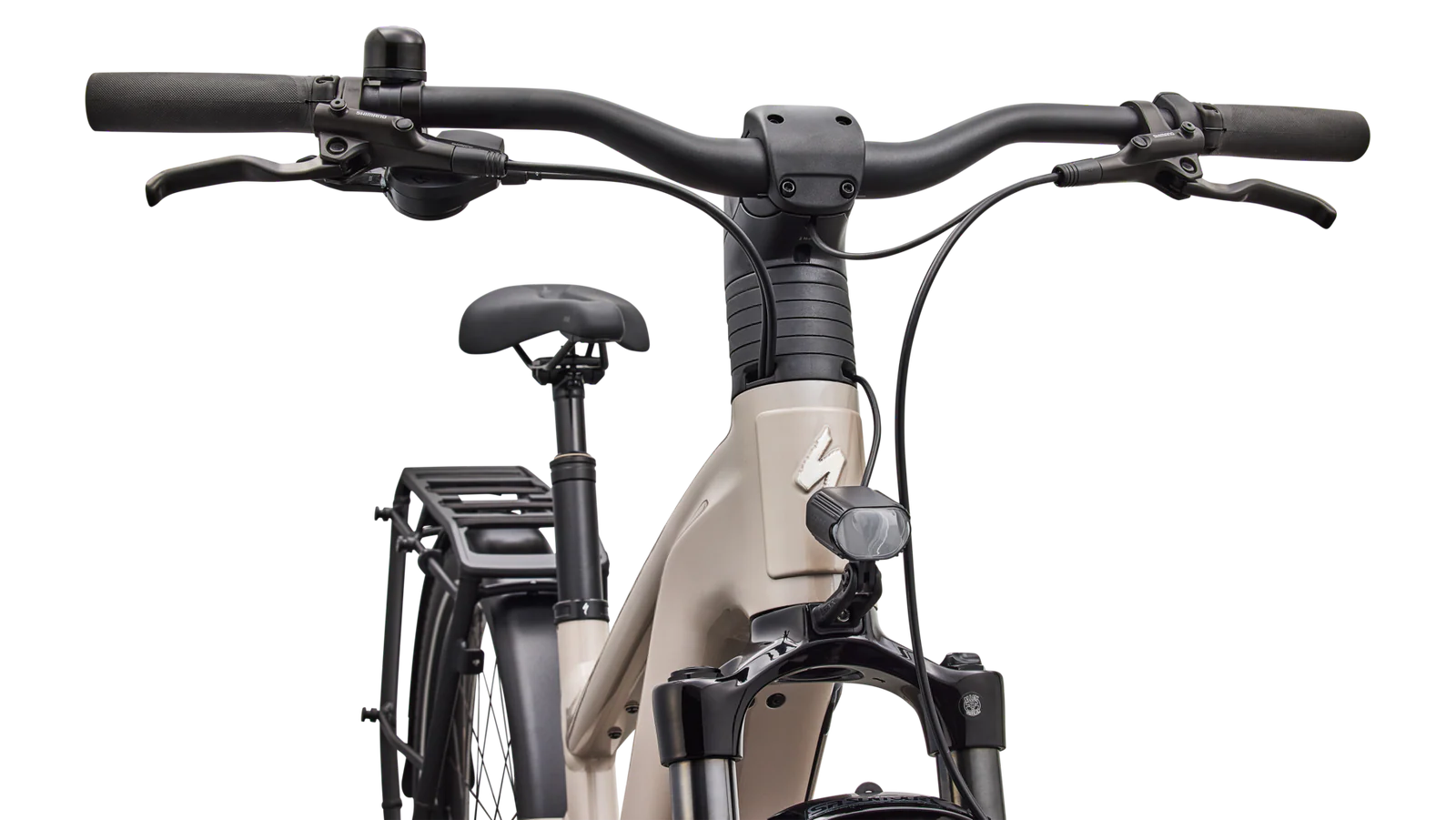 SPECIALIZED Turbo Vado 3 4.0 Ebike - GLOSS SANDSTONE METALLIC / WARM SMOKE METALLIC - Image 5