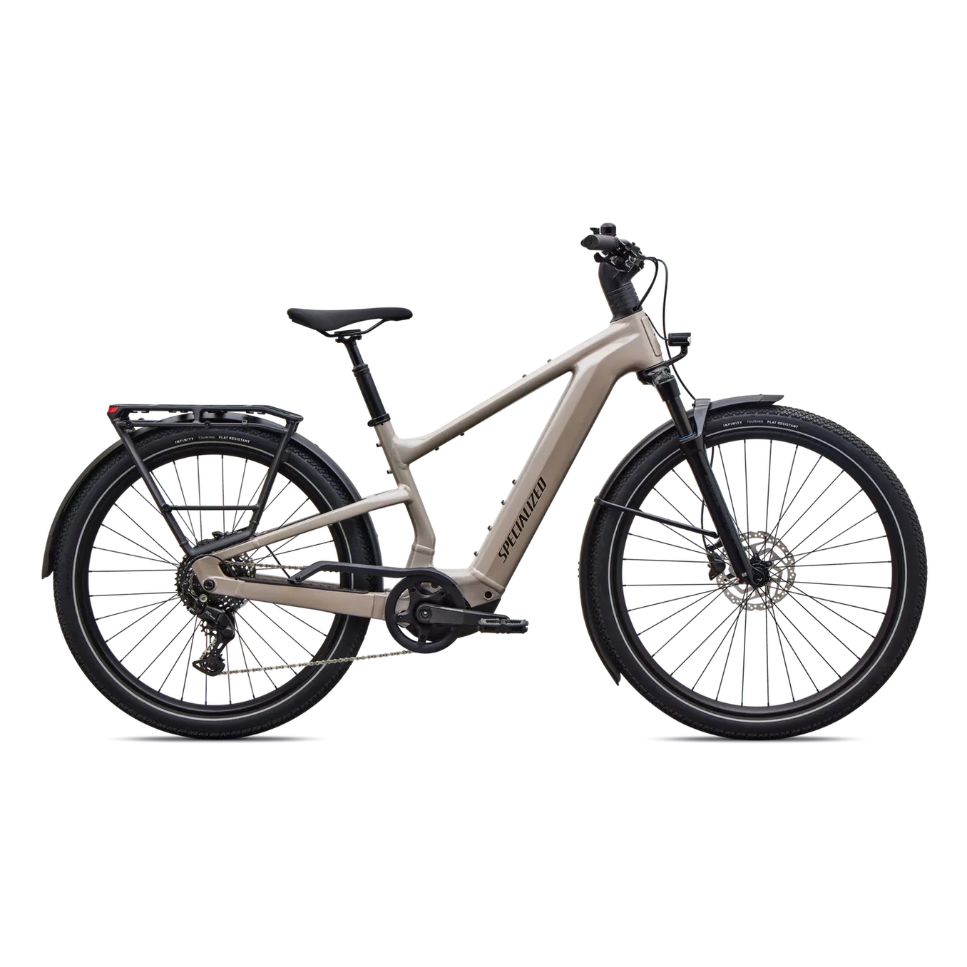 SPECIALIZED Turbo Vado 3 4.0 Ebike - GLOSS SANDSTONE METALLIC / WARM SMOKE METALLIC - Image 8