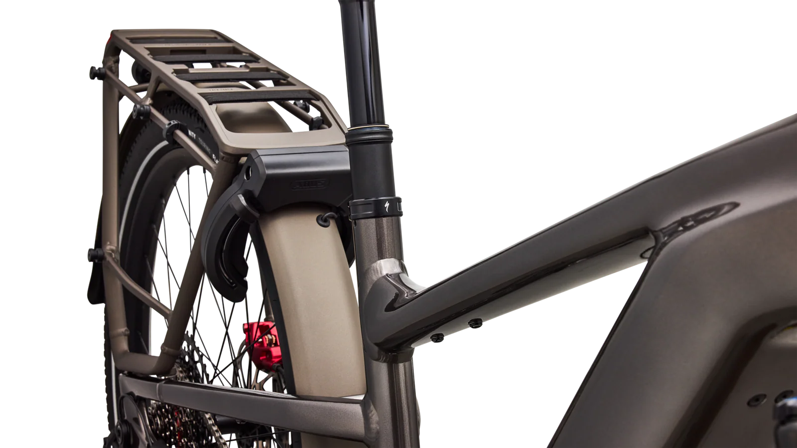 SPECIALIZED Turbo Vado 3 6.0 Ebike - GLOSS WARM SMOKE METALLIC / SATIN BRUSHED CHROME - Image 6