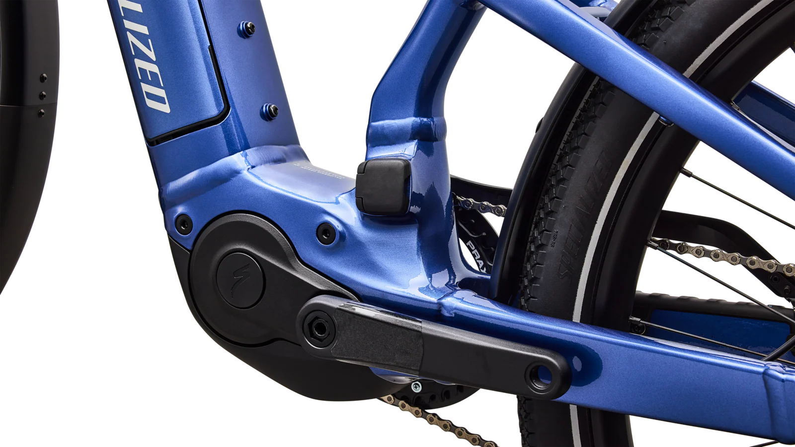 SPECIALIZED Turbo Vado 3 EVO 4.0 Ebike - GLOSS PACIFIC BLUE / DUNE WHITE - Image 7