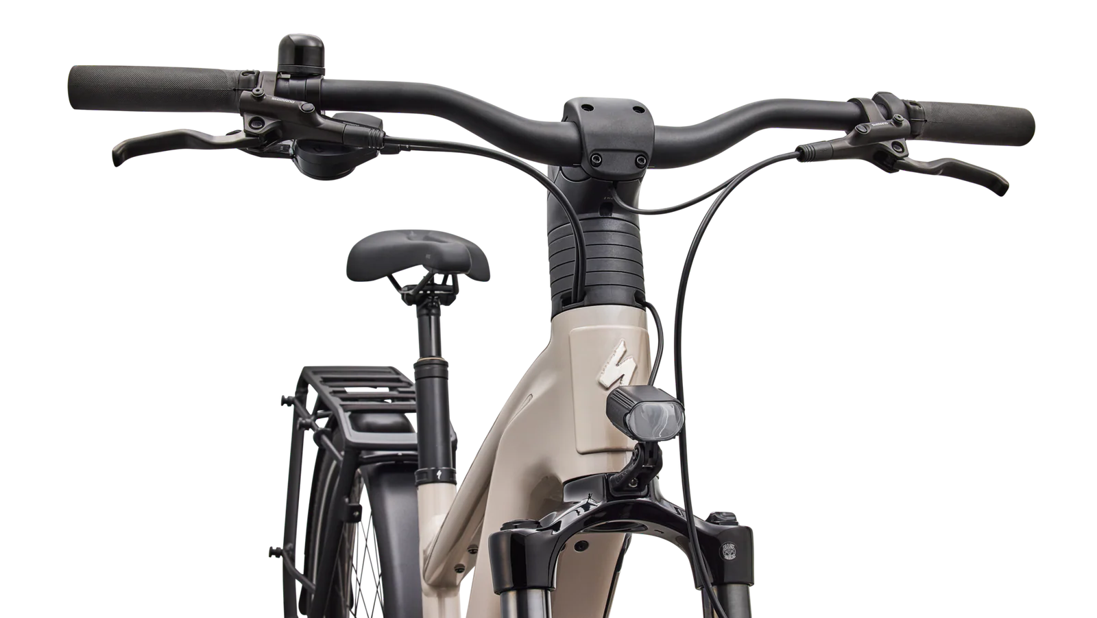 SPECIALIZED Turbo Vado 3 EVO 4.0 Ebike - GLOSS SANDSTONE METALLIC / WARM SMOKE METALLIC - Image 5