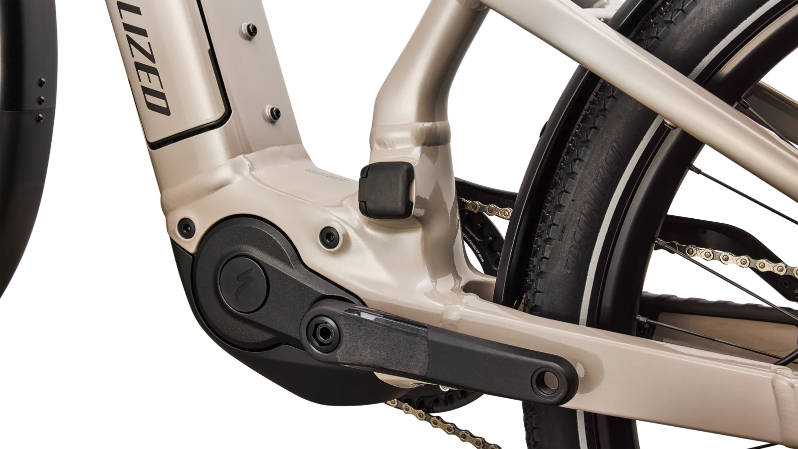 SPECIALIZED Turbo Vado 3 EVO 4.0 Ebike - GLOSS SANDSTONE METALLIC / WARM SMOKE METALLIC - Image 7