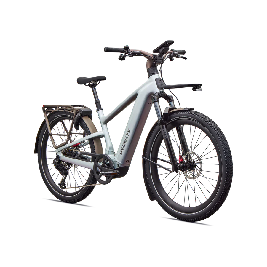 SPECIALIZED Turbo Vado 3 EVO 6.0 Ebike - GLOSS AGAVE GREY / BLACK PEARL - Image 2