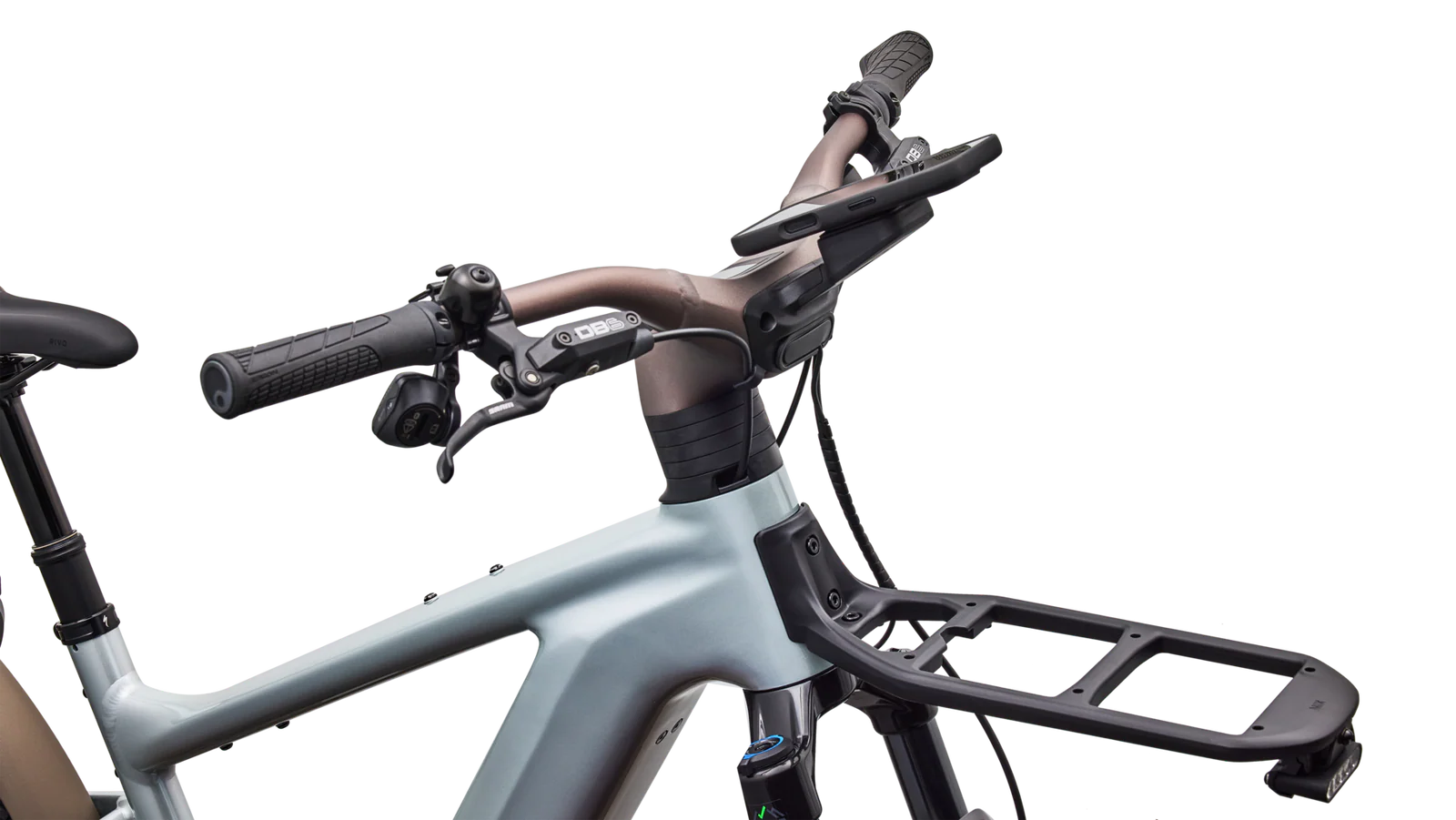 SPECIALIZED Turbo Vado 3 EVO 6.0 Ebike - GLOSS AGAVE GREY / BLACK PEARL - Image 5
